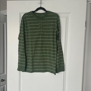 📌3 for $20📌NWOT Falls Creek boys Long Sleeve Henley - Rust size L (10:12)